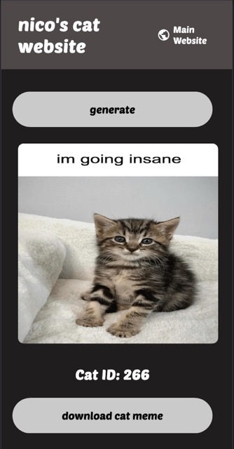 Cat Meme Generator screenshot
